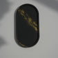 BLACK TRAY WITH GOLD GLITTER
