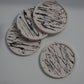ROUND SET WITH BLACK LINES