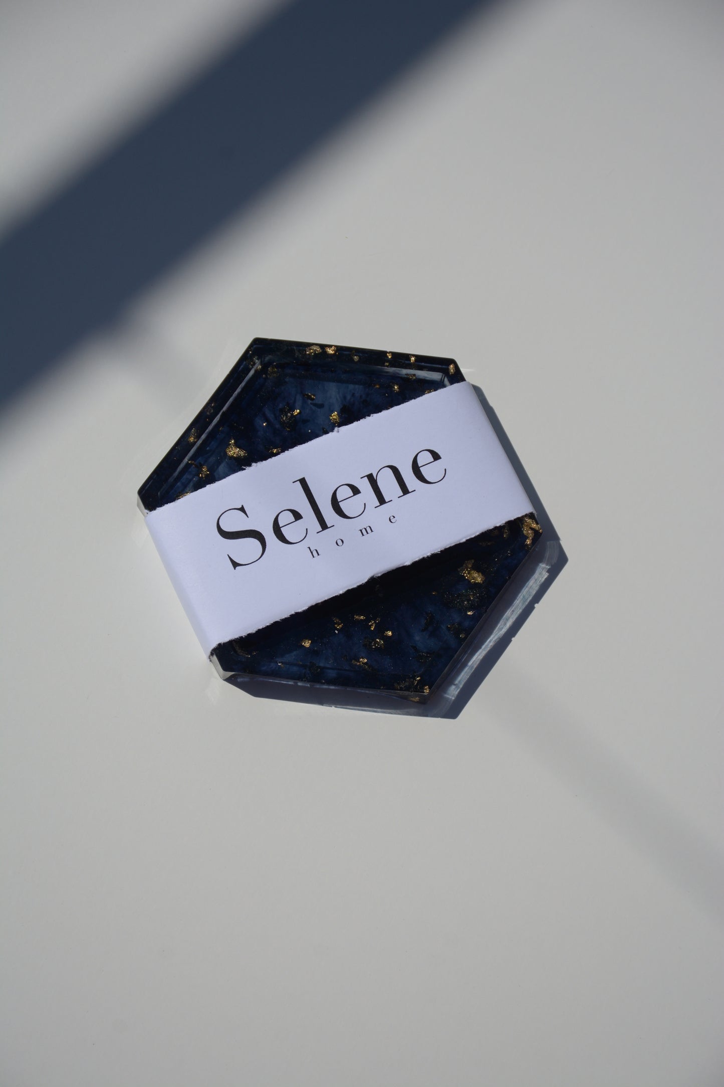 BLACK CRYSTAL COASTER