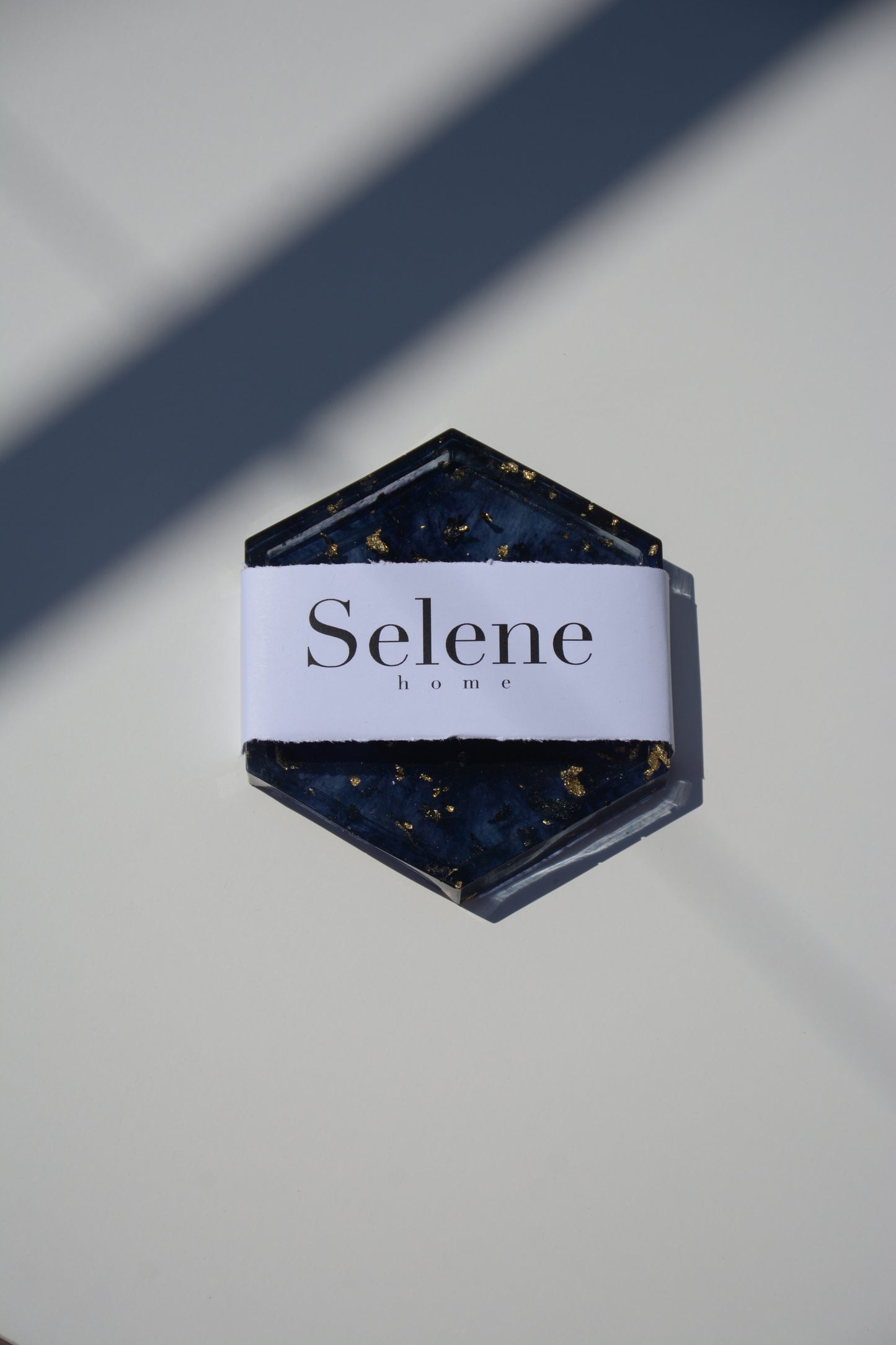 BLACK CRYSTAL COASTER